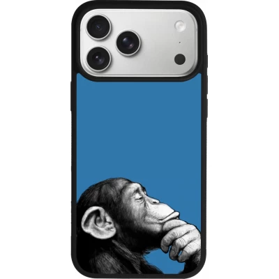 iPhone 17 Pro Max Case Hülle - Silikon schwarz Monkey Pop Art