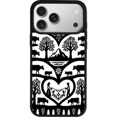 Coque iPhone 17 Pro Max - Silicone rigide noir Poya Suisse 2