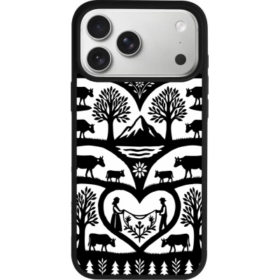 Coque iPhone 18 Pro Max / 17 Pro Max - Silicone rigide noir Poya Suisse 2