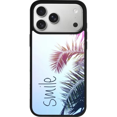 iPhone 17 Pro Max Case Hülle - Silikon schwarz Smile 05