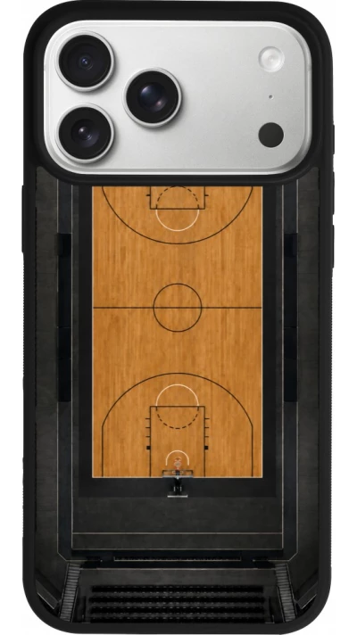iPhone 18 Pro Max / 17 Pro Max Case Hülle - Silikon schwarz Sports 2026 Basketball