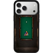 iPhone 18 Pro Max / 17 Pro Max Case Hülle - Silikon schwarz Sports 2026 Billard
