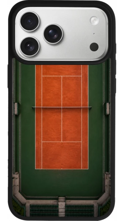 iPhone 18 Pro Max / 17 Pro Max Case Hülle - Silikon schwarz Sports 2026 Tennis