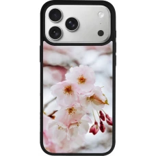iPhone 17 Pro Max Case Hülle - Silikon schwarz Cherry tree Spring 2026