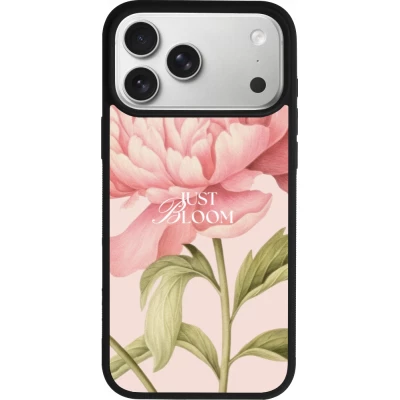 iPhone 17 Pro Max Case Hülle - Silikon schwarz Just Bloom Spring 2026