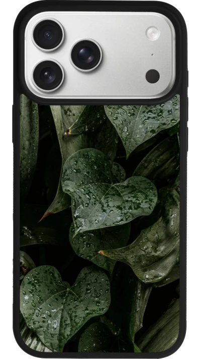 iPhone 17 Pro Max Case Hülle - Silikon schwarz Spring 23 fresh plants