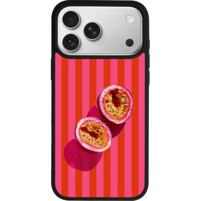 iPhone 17 Pro Max Case Hülle - Silikon schwarz Passion fruit Summer 2026