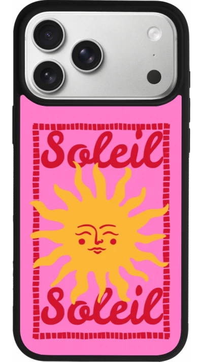 iPhone 17 Pro Max Case Hülle - Silikon schwarz Sun sun 2026