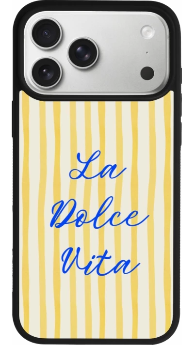 iPhone 17 Pro Max Case Hülle - Silikon schwarz The good life 2026