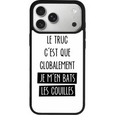 iPhone 17 Pro Max Case Hülle - Silikon schwarz Le truc globalement bats les couilles