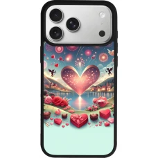 iPhone 17 Pro Max Case Hülle - Silikon schwarz Valentin 2025 Schick