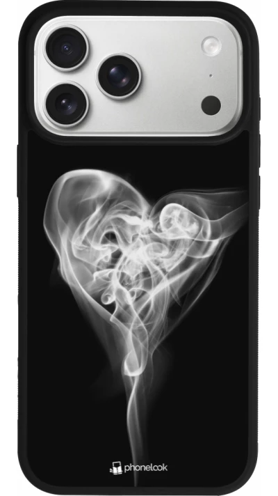 iPhone 17 Pro Max Case Hülle - Silikon schwarz Valentine 2022 Black Smoke