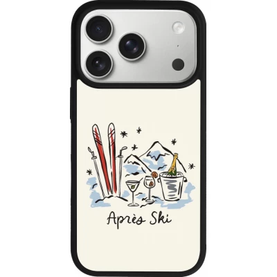 Coque iPhone 18 Pro / 17 Pro - Silicone rigide noir After the sky 2026