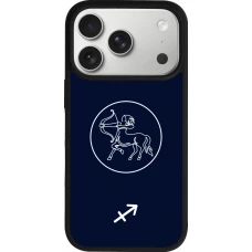 iPhone 17 Pro Case Hülle - Silikon schwarz Astrologie Schütze