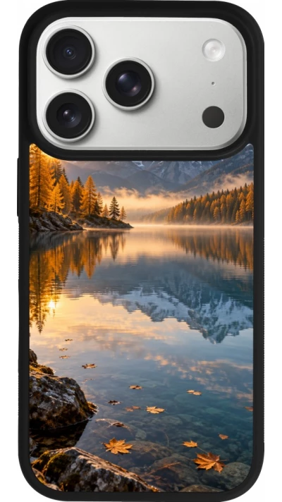 iPhone 17 Pro Case Hülle - Silikon schwarz Autumn 26 Autumn lake
