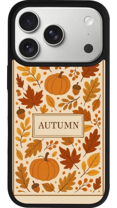 iPhone 17 Pro Case Hülle - Silikon schwarz Autumn 26 Hello autumn
