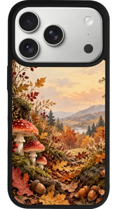 iPhone 17 Pro Case Hülle - Silikon schwarz Autumn 26 Illustrated Autumn