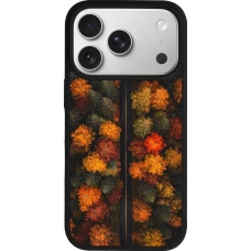 iPhone 17 Pro Case Hülle - Silikon schwarz Autumn 26 Road in autumn