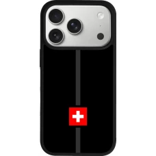 iPhone 17 Pro Case Hülle - Silikon schwarz Kanton CH schwarz