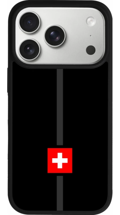 iPhone 17 Pro Case Hülle - Silikon schwarz Kanton CH schwarz
