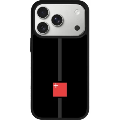 Coque iPhone 18 Pro / 17 Pro - Silicone rigide noir Canton SZ noir