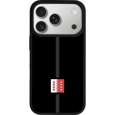 Coque iPhone 18 Pro / 17 Pro - Silicone rigide noir Canton VS noir