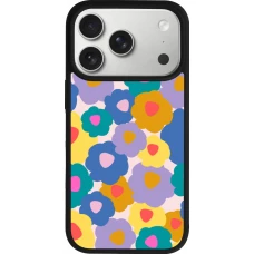 iPhone 17 Pro Case Hülle - Silikon schwarz Easter 2024 flower power