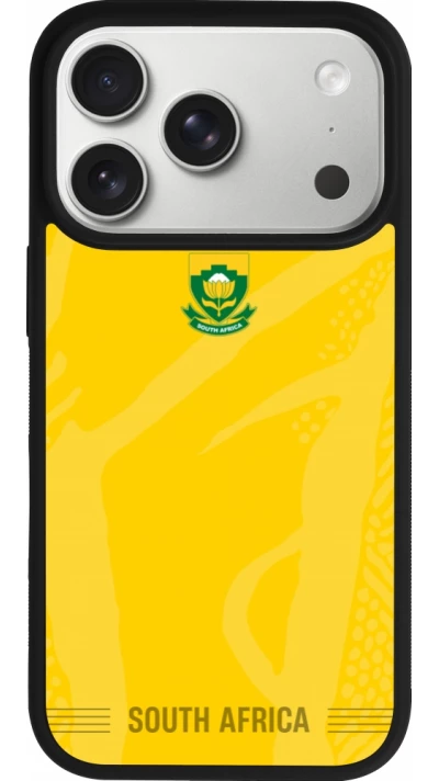 iPhone 17 Pro Case Hülle - Silikon schwarz Südafrika 2026 personalisierbares Fussballtrikot