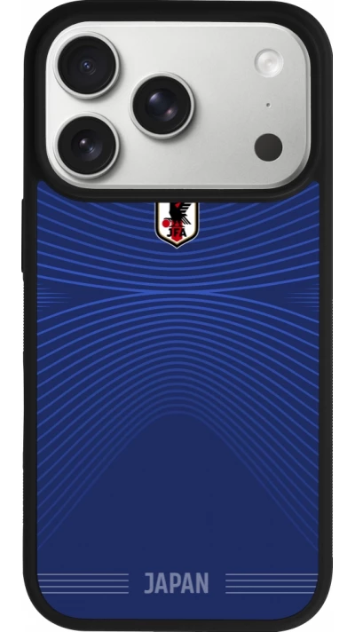 iPhone 17 Pro Case Hülle - Silikon schwarz Japan 2026 personalisierbares Fussballtrikot