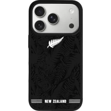 iPhone 17 Pro Case Hülle - Silikon schwarz Neuseeland 2026 personalisierbares Fussballtrikot