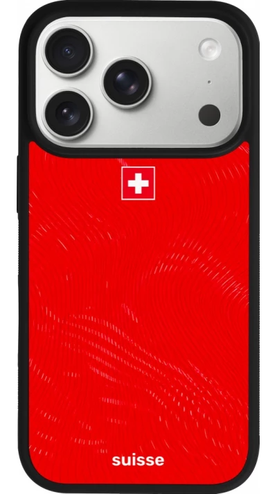 iPhone 17 Pro Case Hülle - Silikon schwarz Schweiz 2026 personalisierbares Fussballtrikot