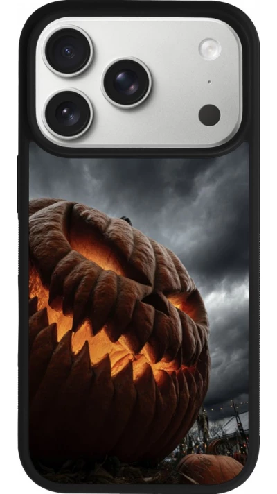 iPhone 18 Pro / 17 Pro Case Hülle - Silikon schwarz Halloween 2026 The Wicked Pumpkin