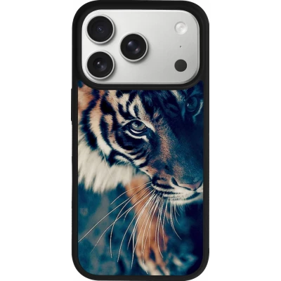 Coque iPhone 18 Pro / 17 Pro - Silicone rigide noir Incredible Lion