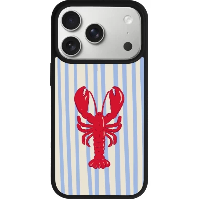iPhone 17 Pro Case Hülle - Silikon schwarz Red lobster 2026