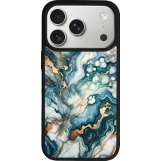 iPhone 17 Pro Case Hülle - Silikon schwarz Grüner Blauer Goldener Marmor