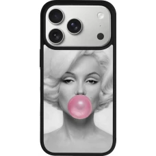 iPhone 17 Pro Case Hülle - Silikon schwarz Marilyn Bubble