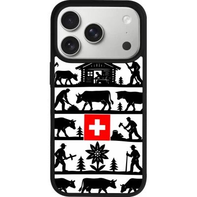 iPhone 17 Pro Case Hülle - Silikon schwarz Poya Schweiz 1