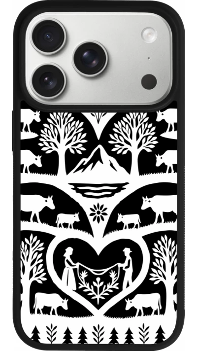 iPhone 17 Pro Case Hülle - Silikon schwarz Poya Schweiz 2 schwarz