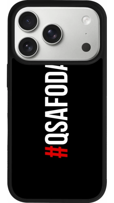 iPhone 17 Pro Case Hülle - Silikon schwarz Qsafoda 1