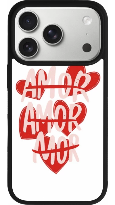iPhone 17 Pro Case Hülle - Silikon schwarz Saint Valentines Day 26 Amor