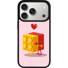 Coque iPhone 17 Pro - Silicone rigide noir Saint Valentines Day 26 Puzzle