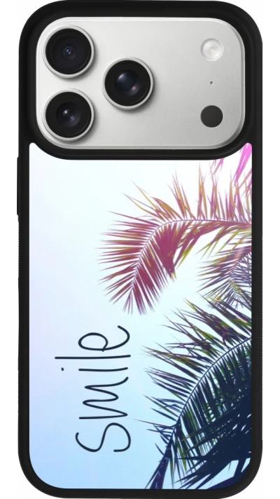 iPhone 17 Pro Case Hülle - Silikon schwarz Smile 05