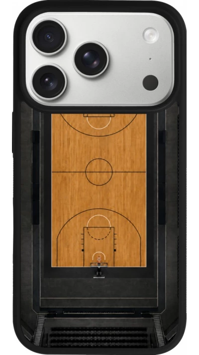 iPhone 18 Pro / 17 Pro Case Hülle - Silikon schwarz Sports 2026 Basketball