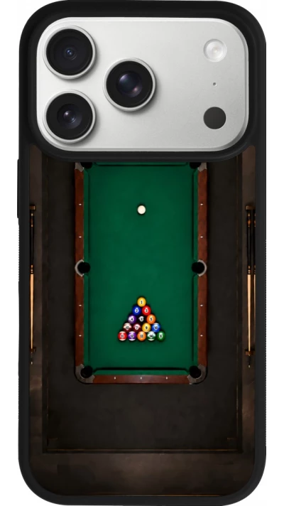 iPhone 18 Pro / 17 Pro Case Hülle - Silikon schwarz Sports 2026 Billard