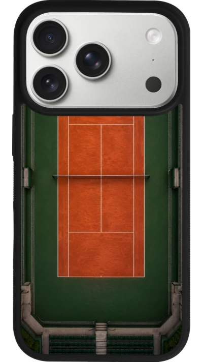 iPhone 18 Pro / 17 Pro Case Hülle - Silikon schwarz Sports 2026 Tennis