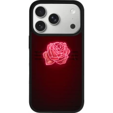 iPhone 17 Pro Case Hülle - Silikon schwarz Spring 23 neon rose