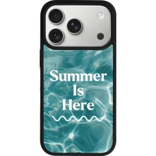 iPhone 17 Pro Case Hülle - Silikon schwarz Summer 2025 Summer is here