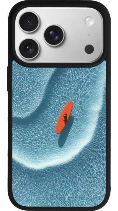 iPhone 17 Pro Case Hülle - Silikon schwarz Orange surf Summer 2026