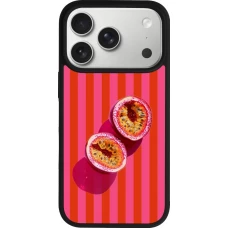 iPhone 17 Pro Case Hülle - Silikon schwarz Passion fruit Summer 2026