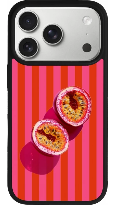iPhone 17 Pro Case Hülle - Silikon schwarz Passion fruit Summer 2026
